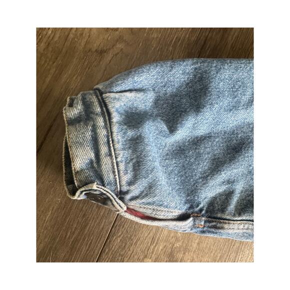 Vintage Gap Denim Jean Insulated Flannel Trucker Jacket Size Medium Y2K 90s - Picture 7 of 8